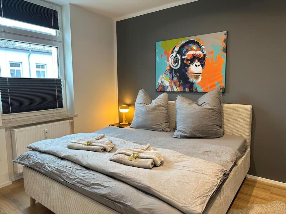 Moderne 50 Qm Unterkunft Monkey Rostock Exterior foto
